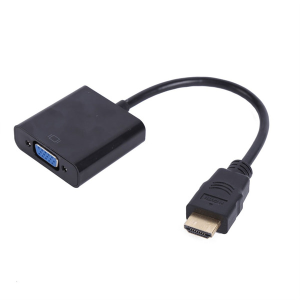 New 1080P HDMI Male to VGA Female Video Converter Adapter Cable for PC DVD HDTV TV