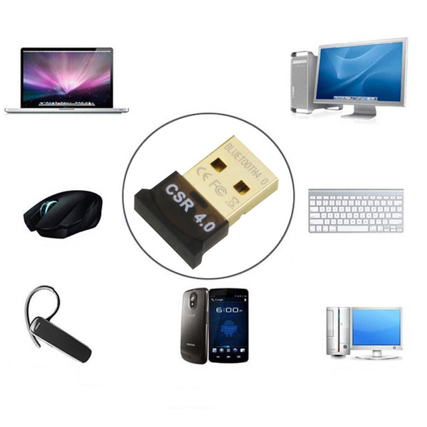 Mini USB Bluetooth Adapter V4.0 CSR Dual Mode Wireless Bluetooth Dongle 4.0 Transmitter for Windows 10 Win 7 8 Vista XP Laptop