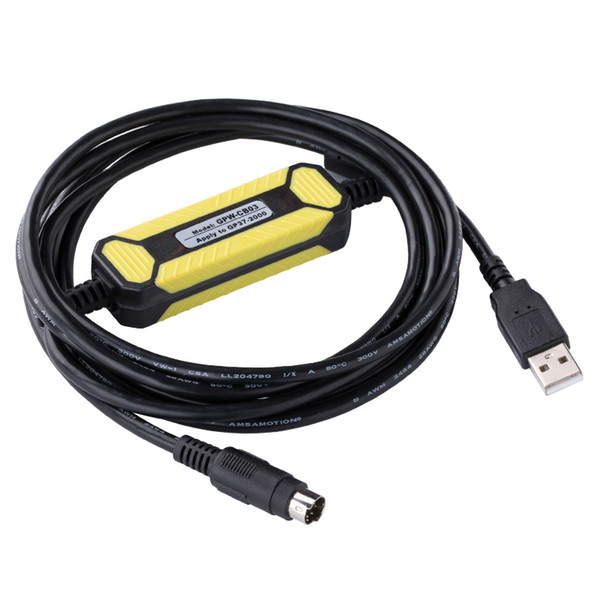 Applicable to Proface touchscreen programming cable GP3000 and below GPW-CB03 data cable supports WIN7 (32/64 bit)/XP/VISTA