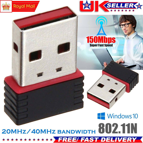 1X New Mini Space-saving Nano Wifi USB Dongle 150Mbps Network Wireless Adapter Transfer Fast convenient HOT