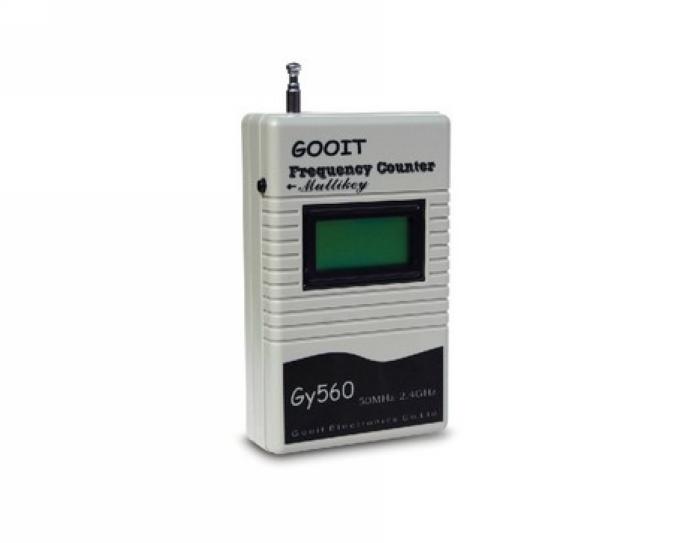 Portable Frequency Counter 50MHz~2.4GHz GY560 For Handheld radio(200K/1K/100Hz Steps Selectable)