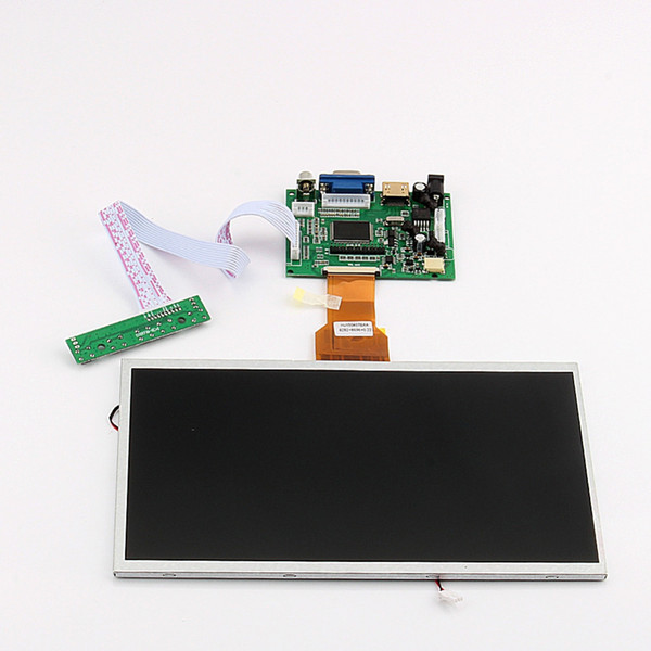 Freeshipping 10 inch Raspberry pi Display LCD TFT Shield Display Module HDMI+VGA+Video Driver Board for Raspberry Pi