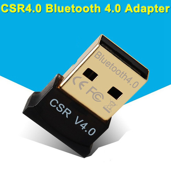 Factory Wholesale Usb Bluetooth adapter 4.0 Bluetooth audio receiver CSR4.0 Bluetooth transmitter Support win8/10 With Packages