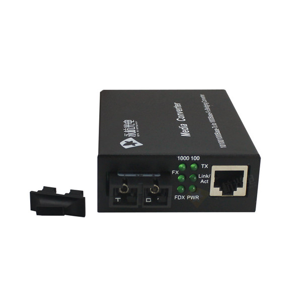 The single mode photoelectric converter for gigabit dual fiber transceiver monitors the transceiver 25KM Fiber optic transceiver