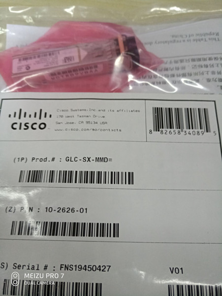 NEW CISCO GLC-SX-MMD SFP 550M 850nm 1.25Gb/s LC Duplex 3.3V Multi-Mode(MM