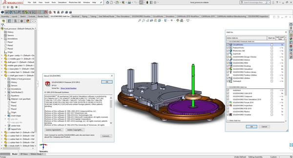 3D CAD Design SolidWorks 2019