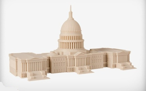 U.S. Parliament Building Custom order high quality high precision digital models 3D printing service Funny Toys ST6059