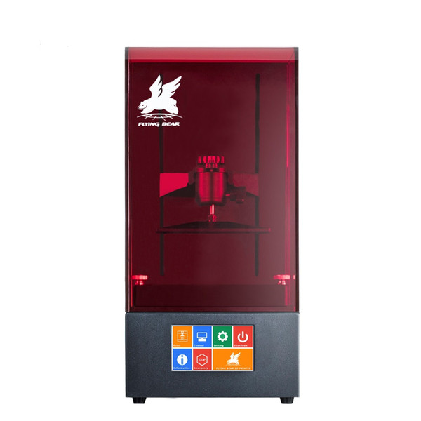 Newest Flyingbear Shine UV Resin DLP Color Touch Screen 3D Printer 2560*1440 LCD High Precision Digital Printers