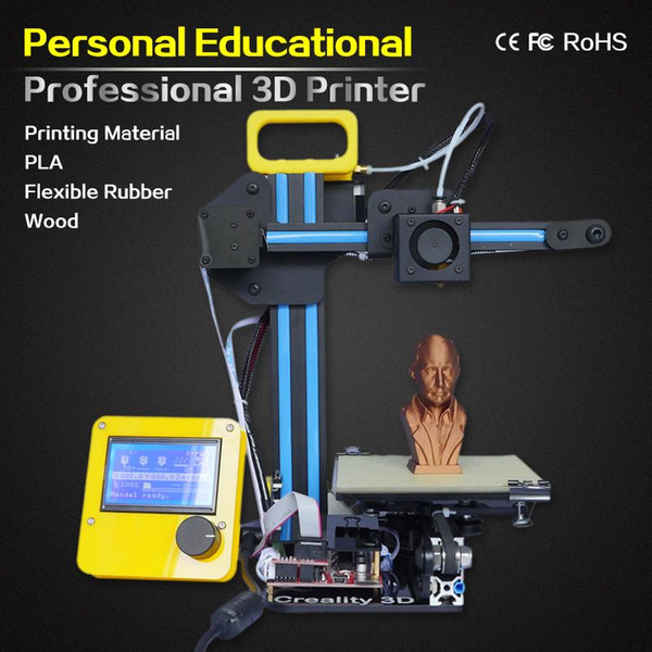 Desktop Educational 3D Printer DIY Model Replicator Self-assembly High Accuracy with SD Card, 1kg PLA Filament as gift order<$18no track