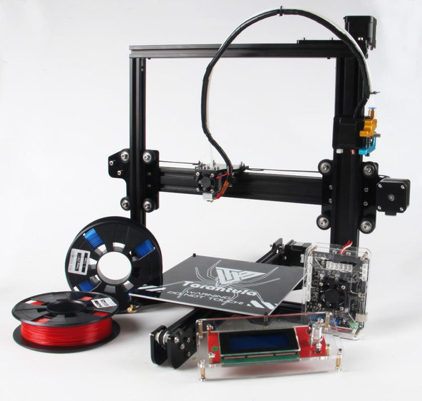 2018 Classic TEVO Tarantula I3 Aluminium Extrusion 3D Printer kit 3d printing 2 Roll Filament 8GB SD card Titan Extruder As Gift