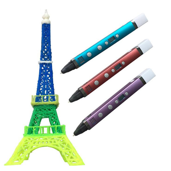 USB 3D Pen Art Smart Drawing Pen Printing 3D Pens Kids Creative Education Toy Innovate Handle Doodle Pen 3D Model With Retail Packing