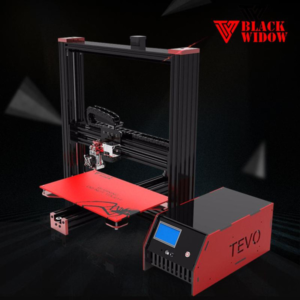 2018 New TEVO Black Widow Large Printing Area 370*250*300mm OpenBuild Aluminium Extrusion 3D Printer kit with MKS Mosfet