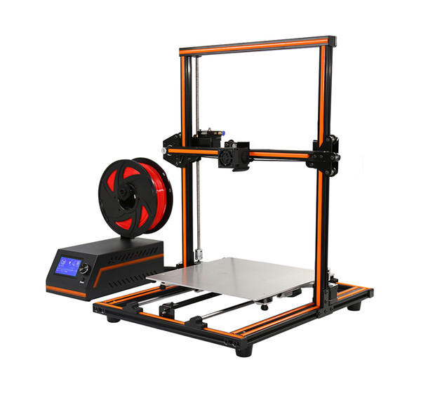 Anet 3D Printer Aluminum Frame High precision Desktop High Precision DIY Kit Self Assembly Support ABS/PLA/HIP Filament 300x300x400mm E12