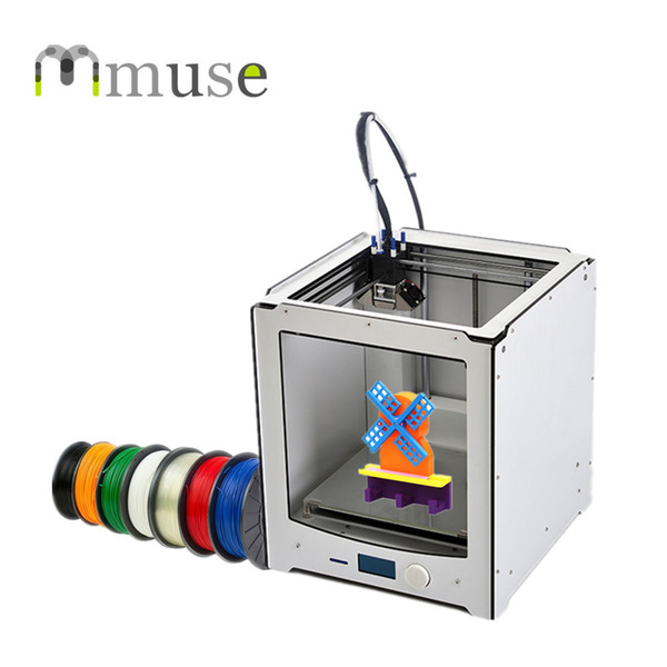 China Supplier Large Size 230*225*205mm Build Size 3D Printer DIY Machine with 1.75mm/3mm PLA/ABS/HIPS