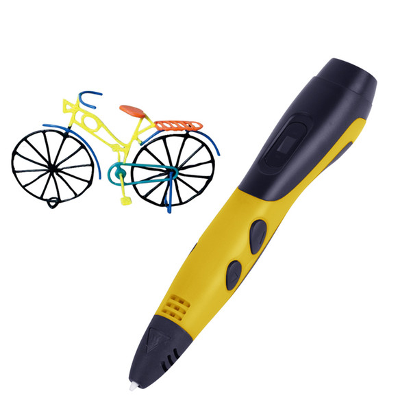 HonfarSen 3D printer pen Sixth Generation 3D Pen With PLA Filament 3D Printing Pens For Children Kids Drawing Painting Graffit