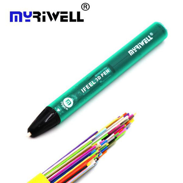 Myriwell 3D Pen Touch Sensing Pen USB Charging 3D Printing Pen+25M PCL Filament Creative Toy Gift for Kids in Retail Packing