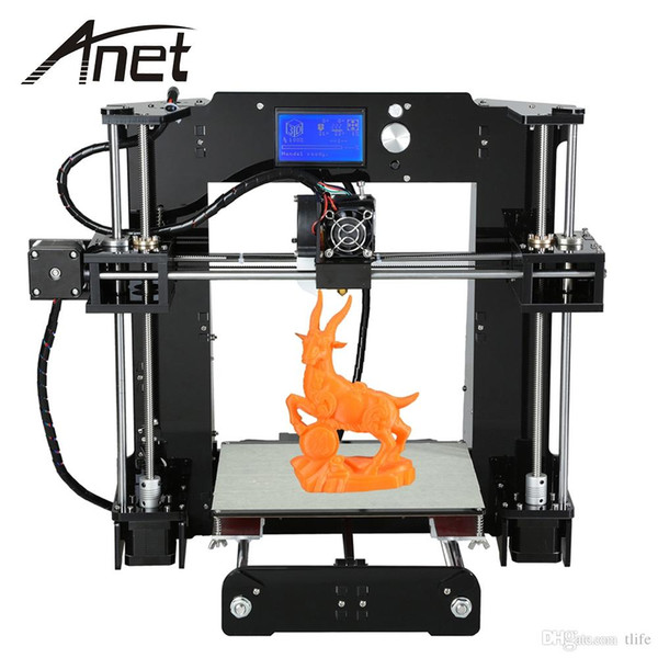 Anet A6 3D Printer Large Size Desktop Printer Kit LCD Screen Display with TF Card Off-line Printing Function i3 DIY 3D Printer VB