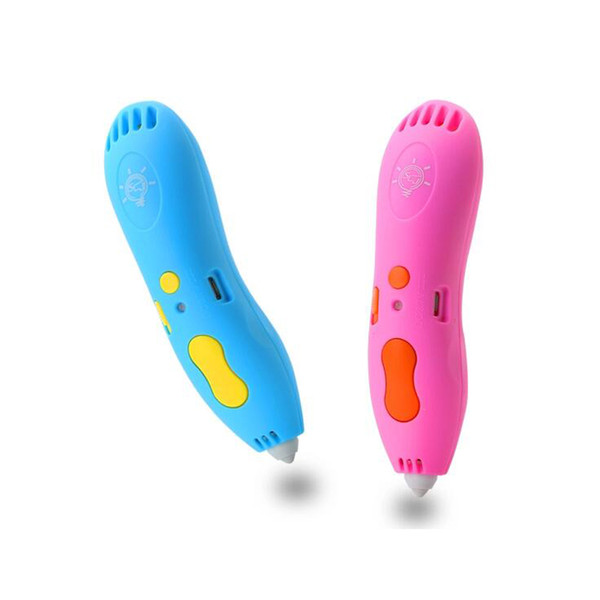 3d Printing Pen Wireless Rechargeable Kids Painting Pen with PCL Filament Low Temperature with Retail Packing