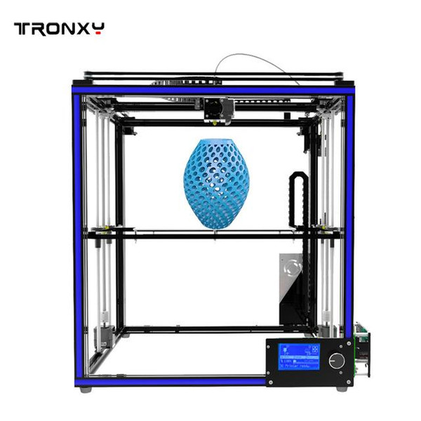 Tronxy X5S High-precision Aluminium Profile Frame 3D Printer Big Print Area CoreXY System LCD Big Screen Industrial Grade Free Shipping VB