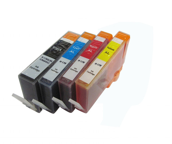 YOTAT 1set 4pcs For HP178 ink cartridge for HP Photosmart C6300/C5300/C5383/C6383/D5460/D5400/D5463/Pro B8553