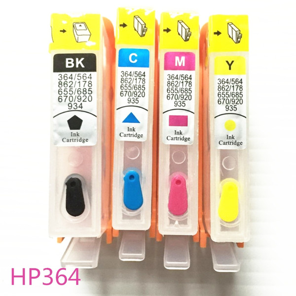 YOTAT Refillable ink cartridge for HP 364 HP364XL for HP Photosmart C5393 C5388 C5370 C5373 D5468 D5463(West