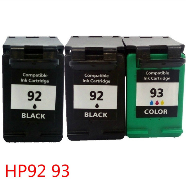 YOTAT Remanufactured ink cartridge For HP92 HP93 2BK+C for HP PhotoSmart 7850 C3180 printer 2Black+1Color