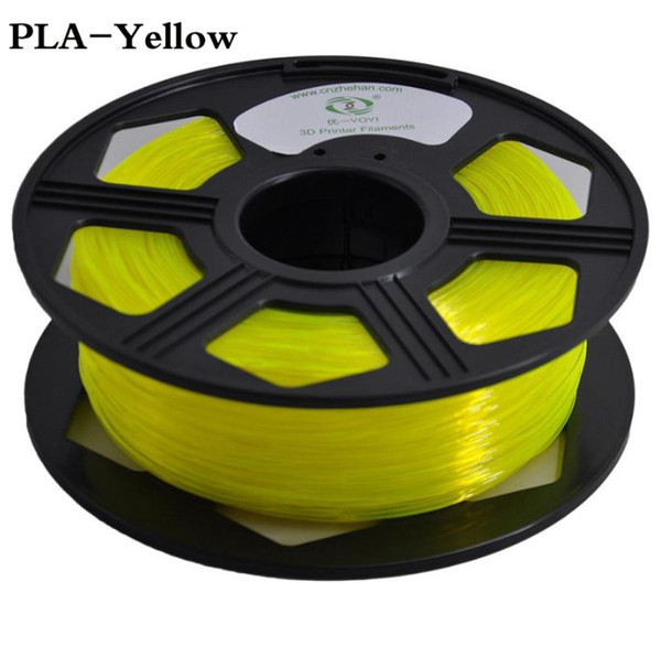 YOYI PLA 3d printer filament high strength 1kg yellow pla filament impressora 3d pla filamen to 1.75mm/3mm