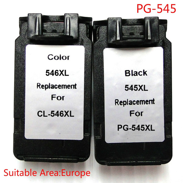 YOTAT Remanufactured ink cartridge for Canon PG545XL CL546XL PG-545 CL-546 for canon MG2400 MG2580 (Europe)