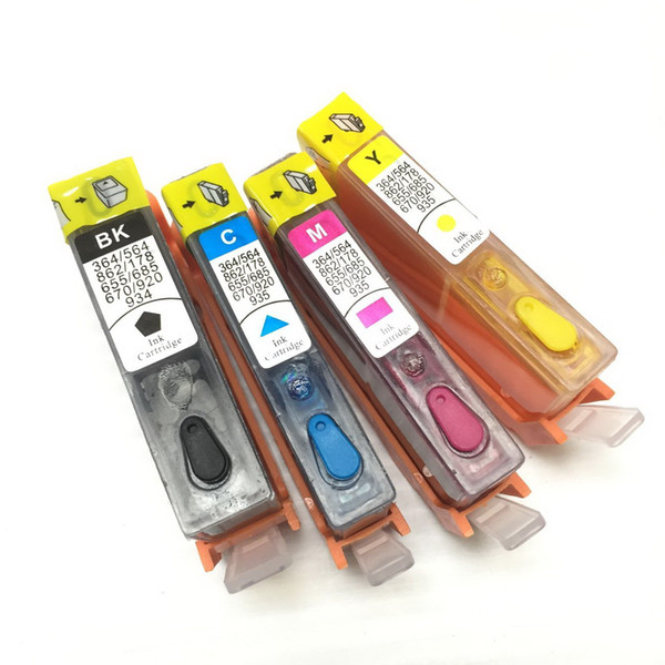 YOTAT Full ink For HP 934 935 934xl 935xl refill ink cartridge with Chip