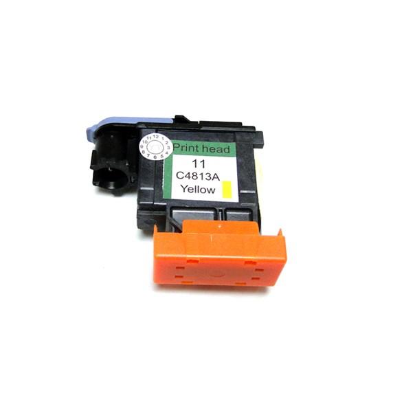 YOTAT 1pcs Yellow C4813A for HP11 Printhead for HP11 Remanufactured print head 1000 1100 1200 2200 2280 2300 2600 2800 CP1700 100 500