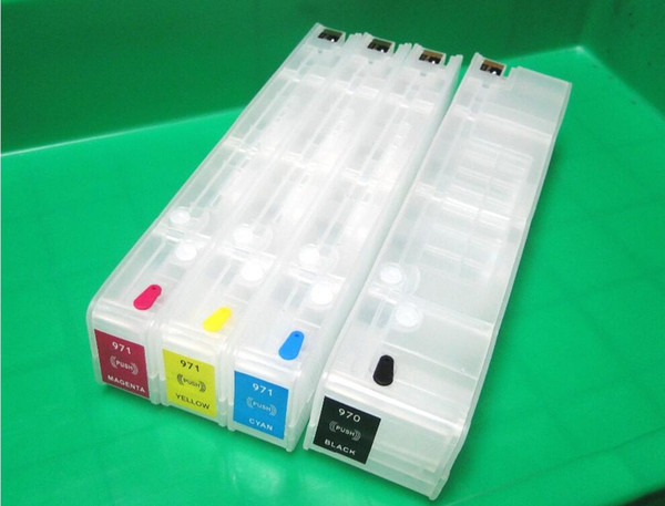 Yotat Refillable ink cartridge for HP970 970 with chip