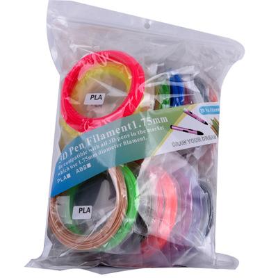 5M/Color 20 colors available ABS/PLA 1.75mm 3D Filament Printing Materials Plastic For 3D Printer Printing Extruder Pen Accessories Filament