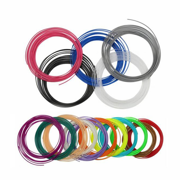 200m PLA 1.75 3D Printer Filament 3D Pen Refill 1.75mm Children Christmas Gift 20 Assorted Colors