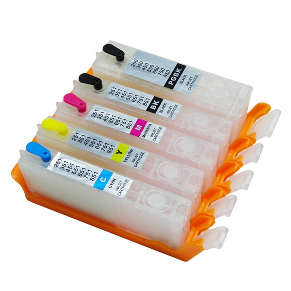 For Canon PIXMA IP7240 MG5440 MG5540 MG6440 MG6640 MG5640 MX924 MX724PGI 450 CLI 451 Refill Ink Cartridge With Chips