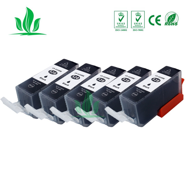 5 pcs 520XL 521XL ink cartridge compatible PGI520 CLI521 for Canon Pixma MP540 MP620 MP630 MP640 MP980 MP990 MX860 MX870 IP36003