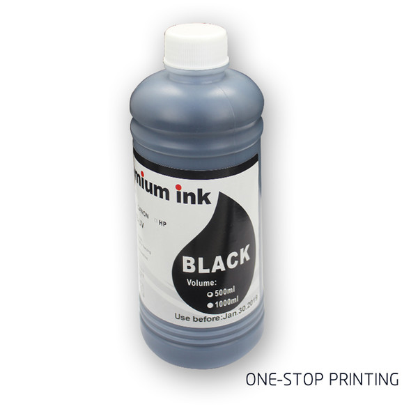 500ML Black refill ink for all inkjet printers for Canon Brother all printer CISS refill cartridge dye ink