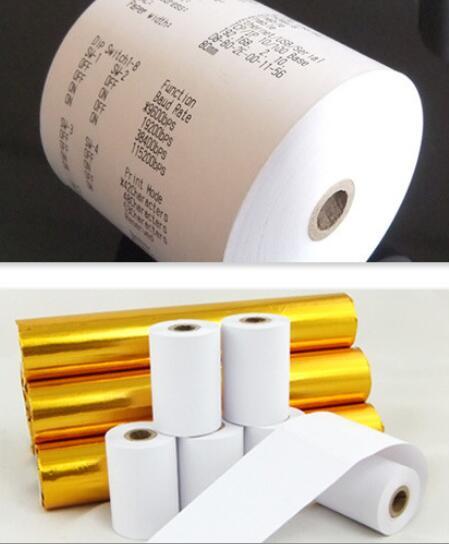 100 roll/Carton Cash register paper 80mm*50mm thermal paper pos machine printing paper small ticketpaper DHL fast