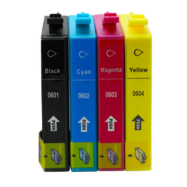 4x Replacement For Epson Ink Cartridges T0601 T0602 T0603 T0604 Paint Stylus CX3800 CX3810 CX4200 CX4800 CX5800F CX7800 Inkjet