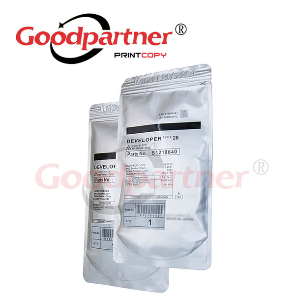 2X B121-9645 B1219640 TYPE 28 Developer for Ricoh 1015 2015 2016 2018 2020 3025 3030 MP 1600 2000 2352 2500 2550 2851 3010 3350