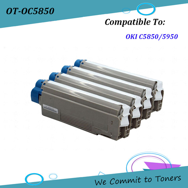 OKI C5850 , Compatible Toner Cartridge for OKI C5850/C5950 , OKI 43865721 - 43865724 ; BK/C/M/Y - 6,000 pages