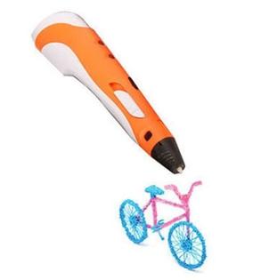 3D Printing Drawing Pen + 3x ABS Filament + Standard Plug Power Plastic Drawing Pen 3D Pen for Children Adapter Kit