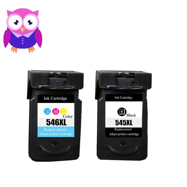 PG545 CL546 XL Ink Cartridges Replacement For Canon CL546 Multi-pack iP2850,for PIXMA MG2450,MG2550,MG2555,MG2950,MG2950S,MX495