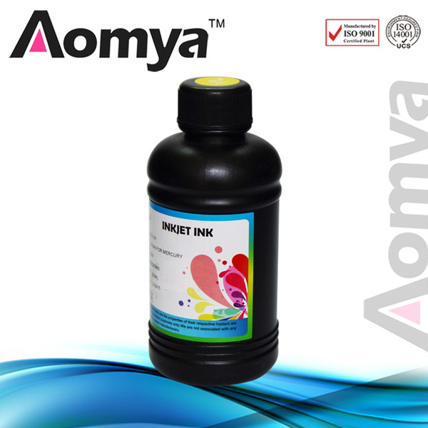 [250ml white] Aomya 3D Flatbed printer UV LED Ink on Plastic Ceramic PU ABS Glass phonecase Compatible For DX5 DX6 DX7