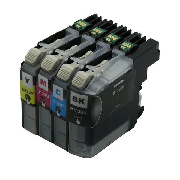 4PK LC123 Ink Cartridges Replacement For Brother MFC-J4410DW MFC-J4510DW MFC-J4710DW MFC-J470DW MFC-J6920DW MFC-J870DW MFC-J245 Printer Cart