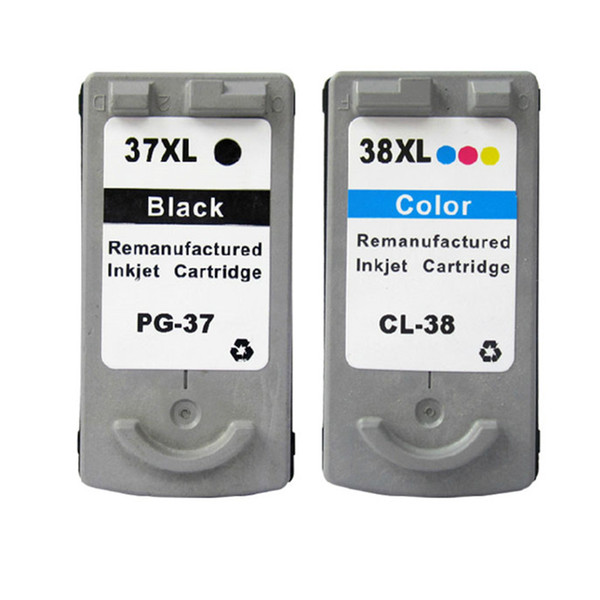 Cartridges PG37 CL38 37 38 Replacement For Canon Pixma MP140 MP190 MP210 MP220 MP420 IP1800 IP1900 IP2500 IP2600 MX300 MX310