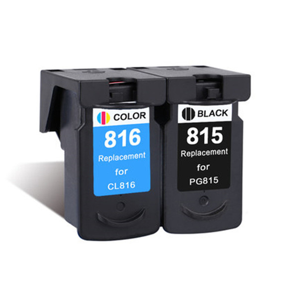 2PK Ink Cartridge PG 815 CL 816 Remanufactured for Canon Pixma IP2780 MP368 MX358 MP498 IP2788 MP259 MP288 MX348 Printers Inkjet