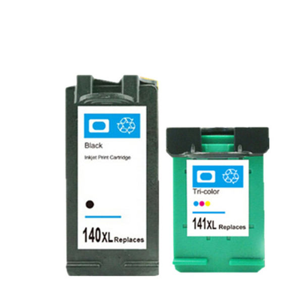 2PK Replacement For HP 140 141 Ink Cartridges Photosmart C4382 C4383 C4384 C4385 C4388 C4390 C4400 C4410 C4435 C4440 C4450 C4470