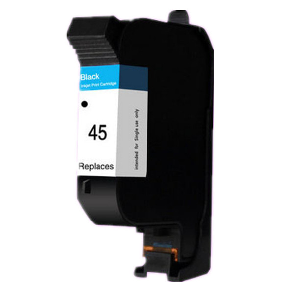 1PK Black Ink Cartridge Remanufactured For HP45 45 51645A Deskjet 830c 850c 870cxi 930c 980c 870cxi 710c 720c 815c 832c 820cxi