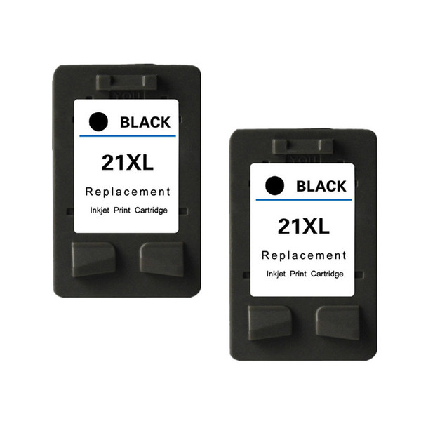 2PK Black Ink Cartridges Remanufactured For HP21XL Deskjet F2120 D2340 D2445 D1530 D1558 D1560 F2128 F2140 D2330 D2345 D2360