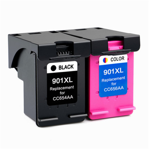 2x Remanufactured For HP901 901 901xl Ink Cartridges Officejet J4580 J4640 J4660 J4680 J4500 Printer Inkjet Fullfill Ink